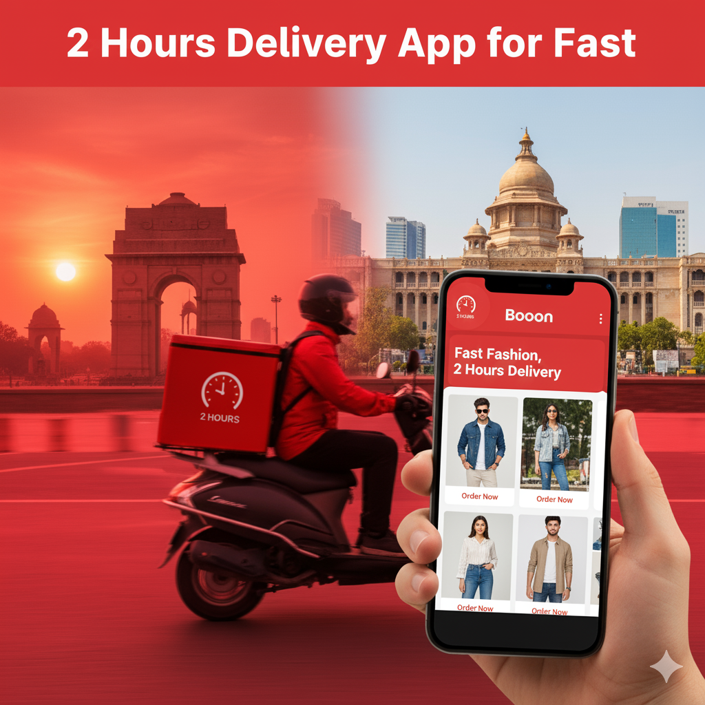 India’s Leading 2 Hours Delivery App for Fast, Reliable Shopping - Booon