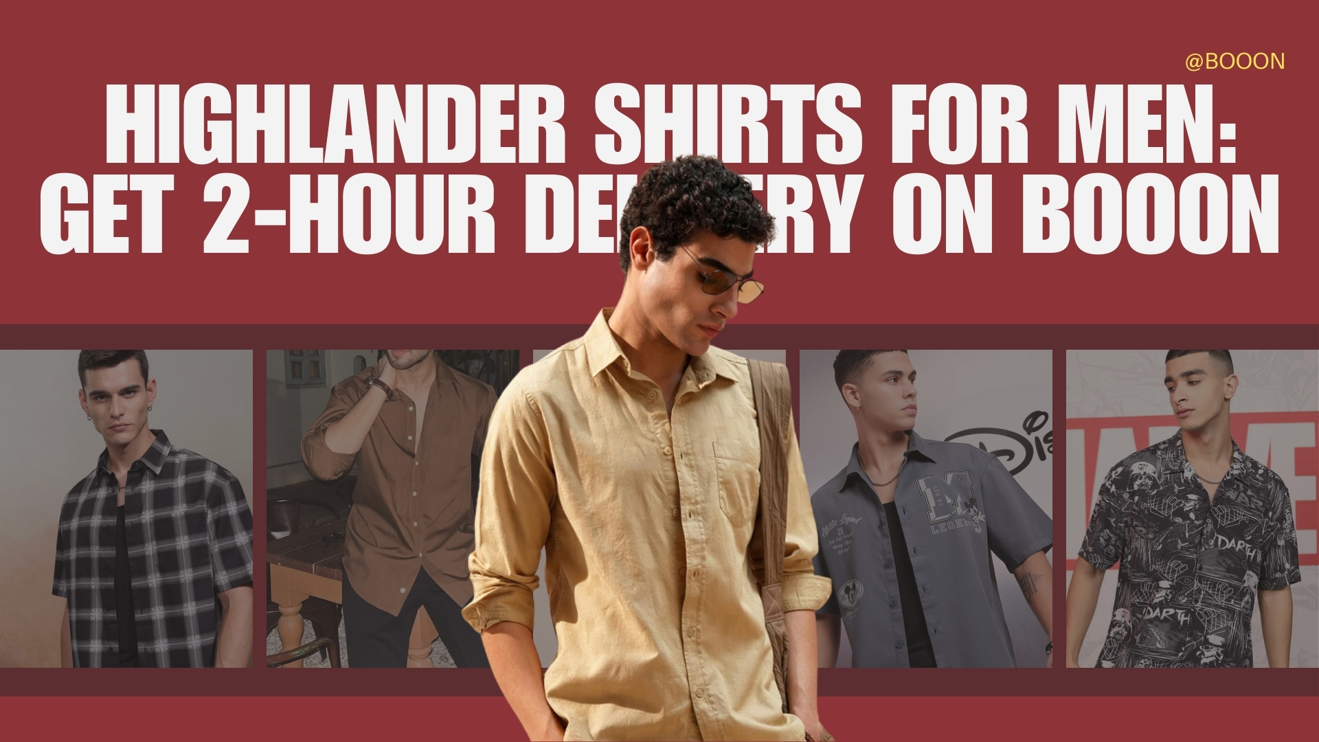 Highlander Shirts for Men: Get 2-Hour Delivery on Booon