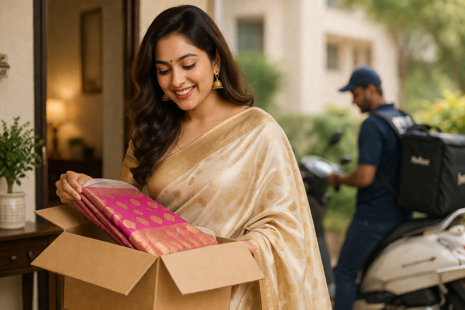 Stylish Saree Collection for Quick Delivery in Bangalore