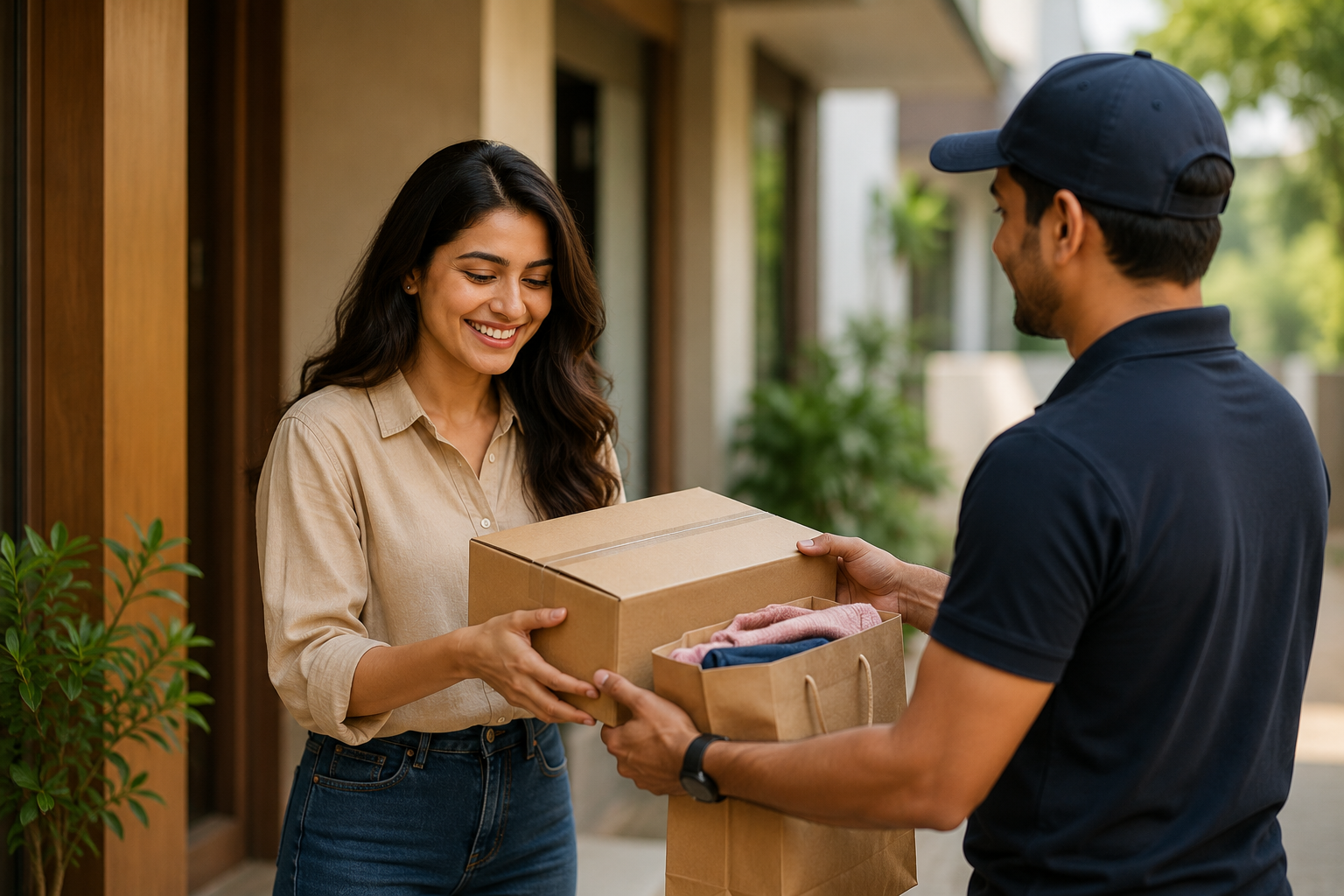 BOOON App 2-Hour Clothes Delivery Interface